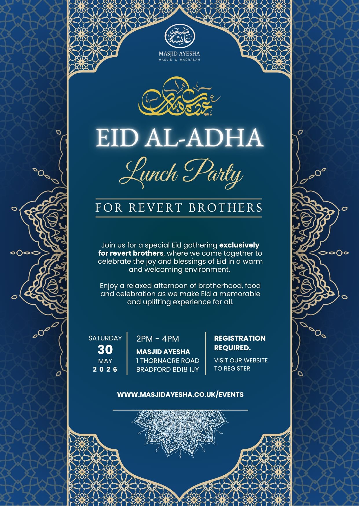 Eid Al-Adha Lunch Party for Revert Brothers