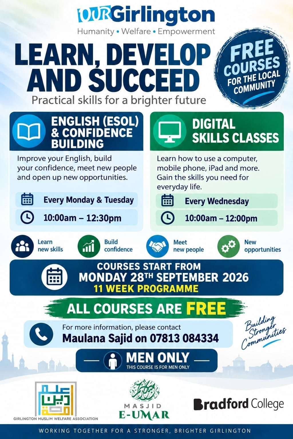 Free Courses for the Local Community