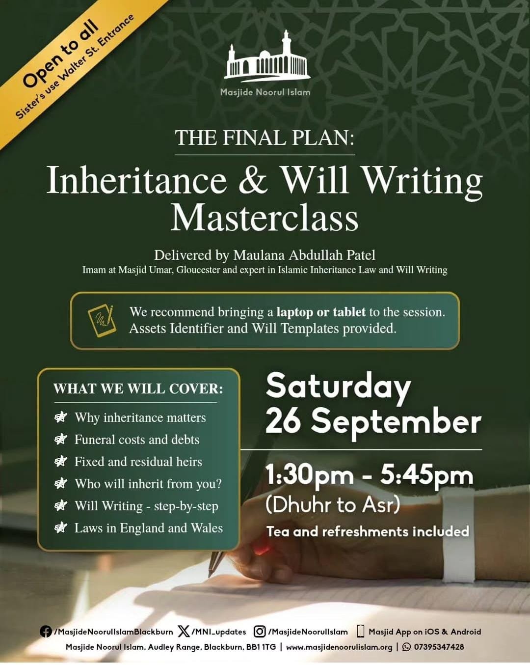 Inheritance & Will Writing Masterclass