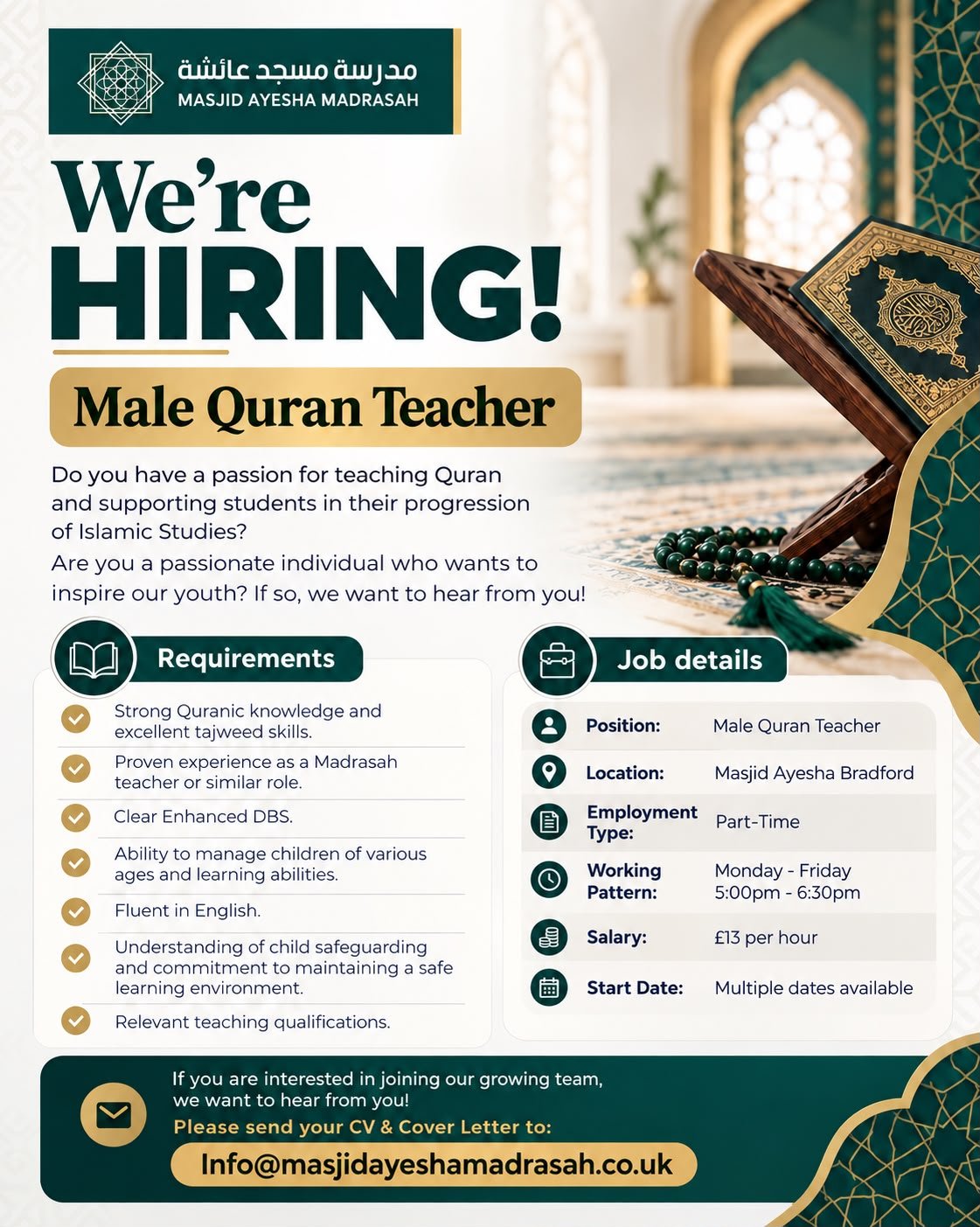 Male Quran Teacher