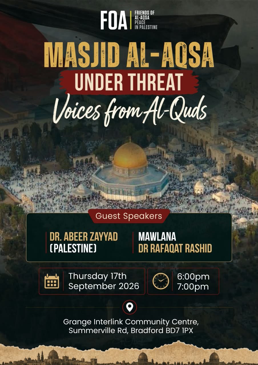 Masjid Al-Aqsa under threat