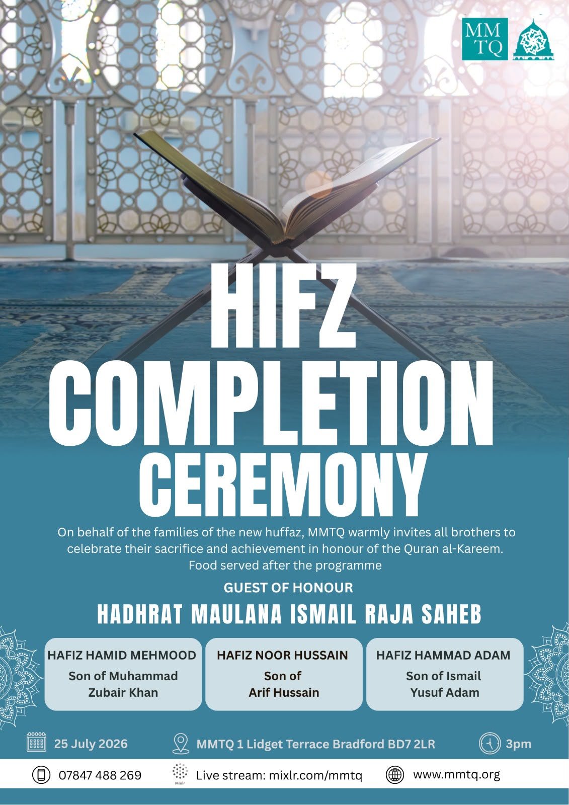 Hifz Completion Ceremony