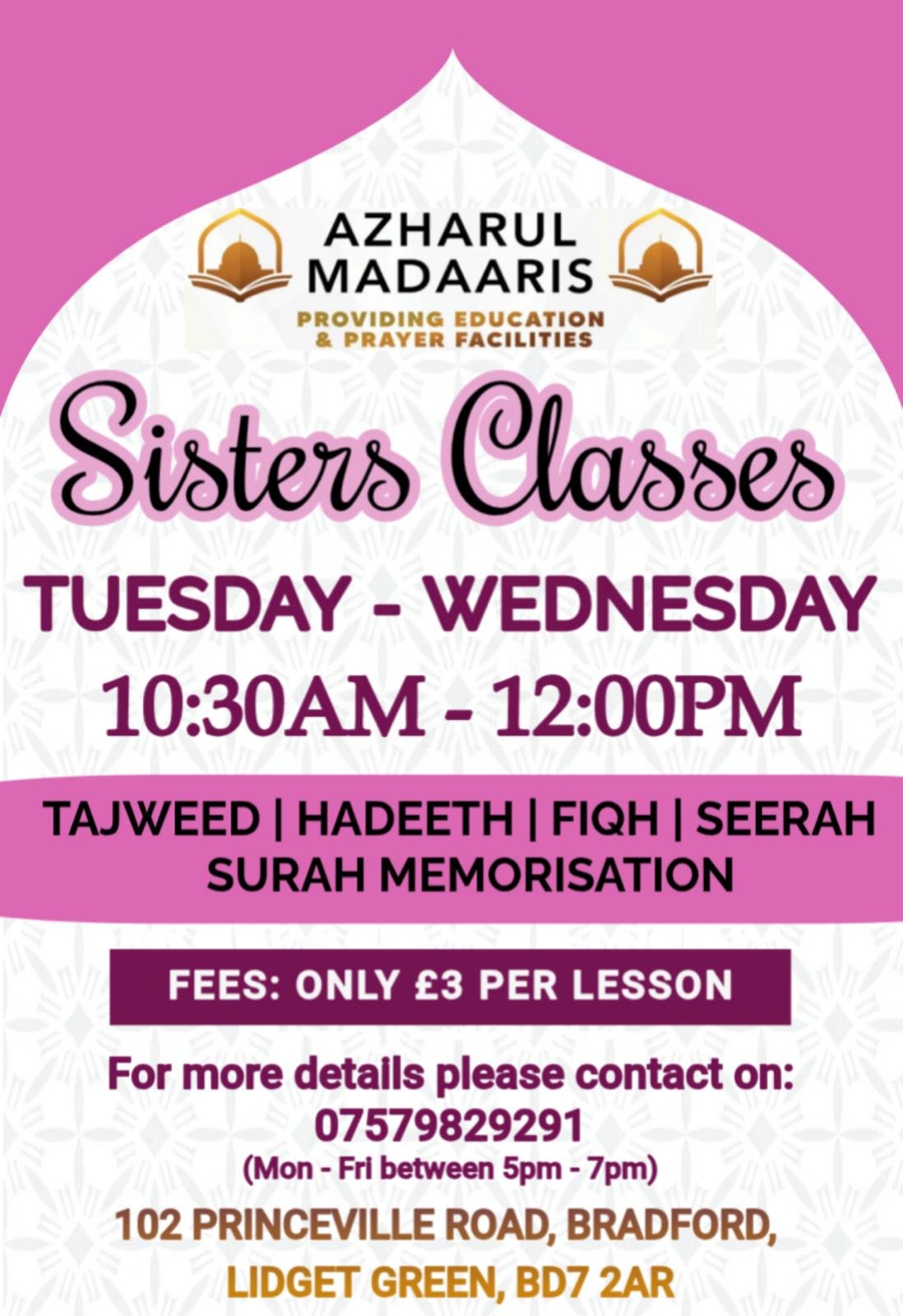 Sisters Classes